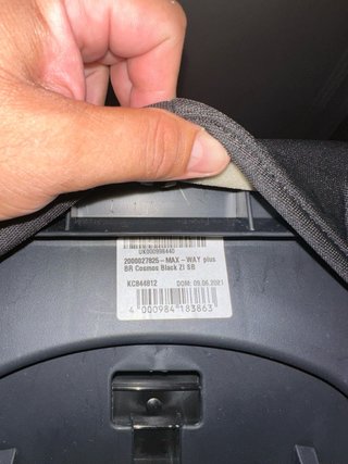 Silla coche Britax Römer negra
