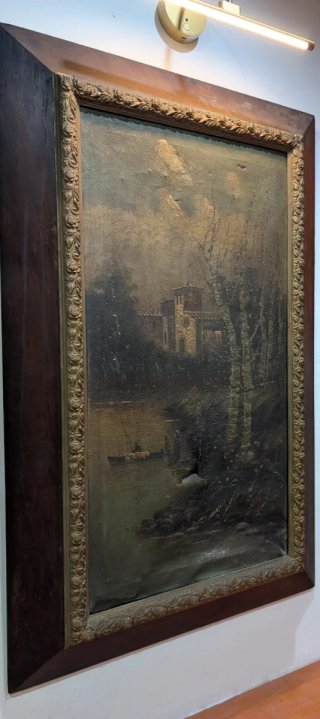 Cuadro al óleo paisaje