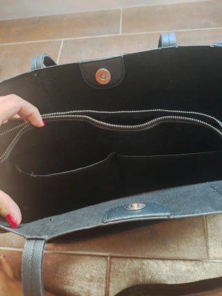 Bolso Tote Zara Negro