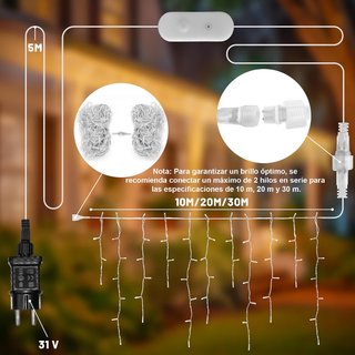 NUEVO - Luces Navidad Cascada 9M App