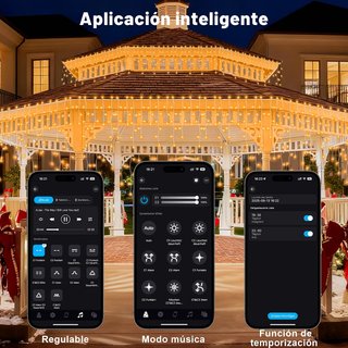 NUEVO - Luces Navidad Cascada 9M App