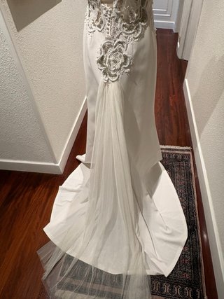 Vestido de Novia Blanco con Encaje