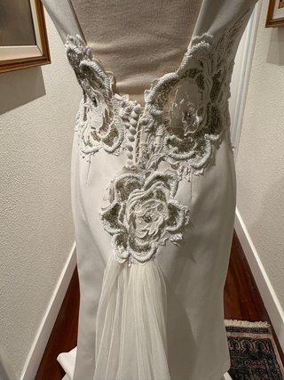 Vestido de Novia Blanco con Encaje