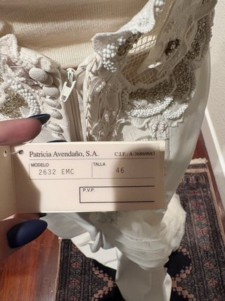 Vestido de Novia Blanco con Encaje