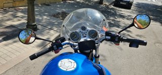 BMW R850R Naked Azul y Negra