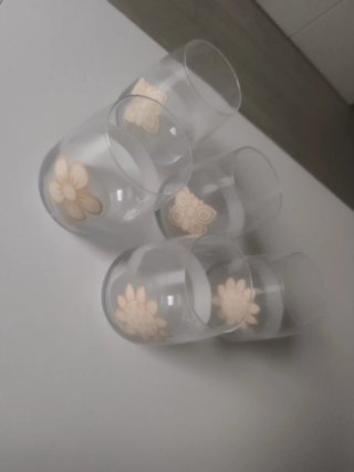 Set 5 Bicchieri Thun Decorati