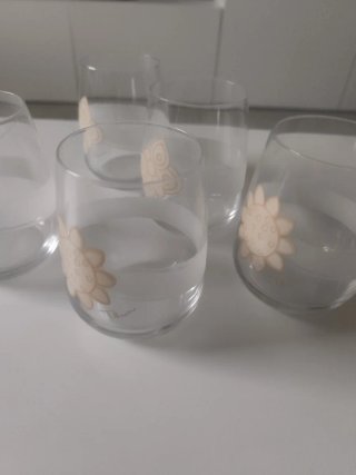 Set 5 Bicchieri Thun Decorati