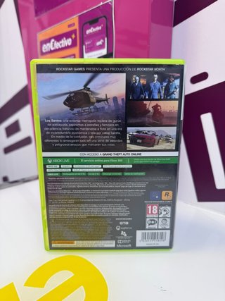 Videojuego Xbox 360 grand theft auto V