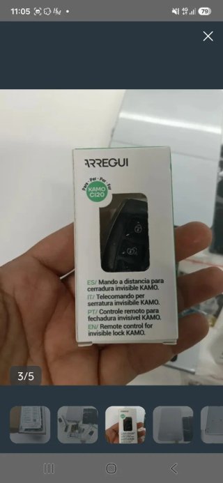 Cerradura Seguridad Invisible Arregui KAMO