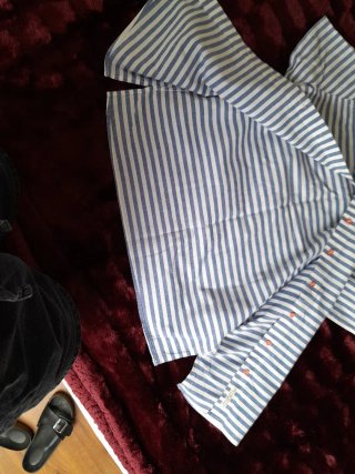 Camisa Brava a Rayas Azul y Blanca