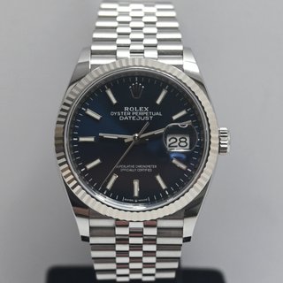 Rolex Datejust 36mm Esfera Azul Index