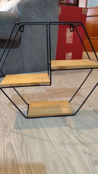 Mini estantería de pared
