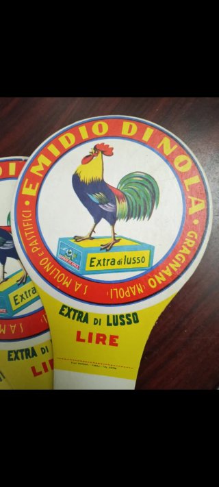 Materiale pubblicitario d'epoca Pastificio Di Nola