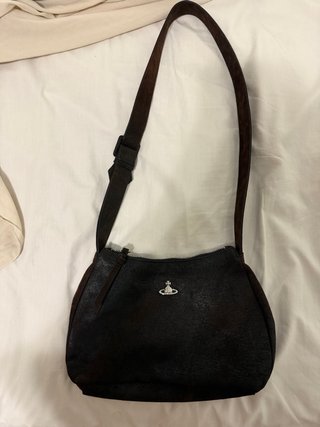 Bolso nuevo Vivienne Westwood Kate marrón cuero