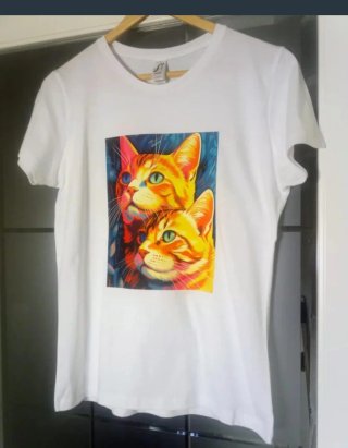 Lotto T-shirt Bianca Gatti Donna Taglia L