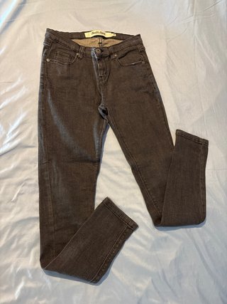 Pantalón mujer negro jaspeado recto Double D Ranch
