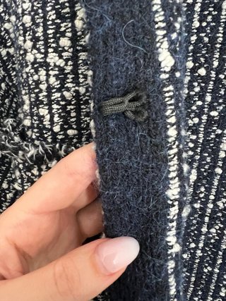 Chaqueta Tweed Bimba y Lola Negra Multicolor