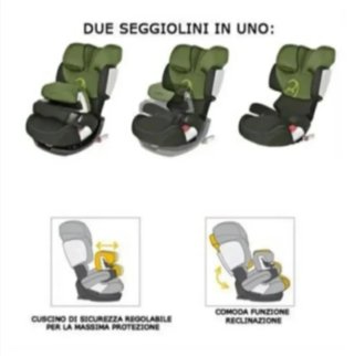 Silla coche Cybex Grupo 1/2/3 Roja