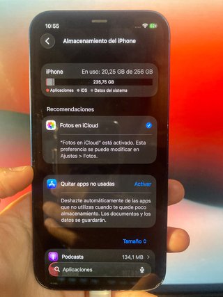iPhone 12 Azul 256 GB Batería 100%