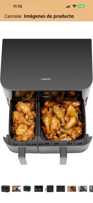 Freidora de aire doble Xiaomi 10L