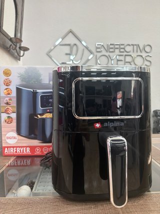 Freidora Alpina Sin Aceite 4.5L 1450w Negra