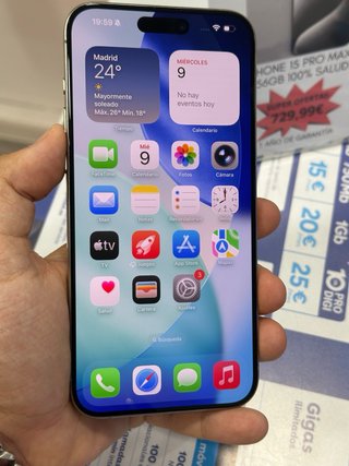 IPHONE 15 PRO MAX 256GB 100% SALUD