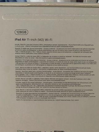 iPad Air (M2) 128 GB Azul Nuevo
