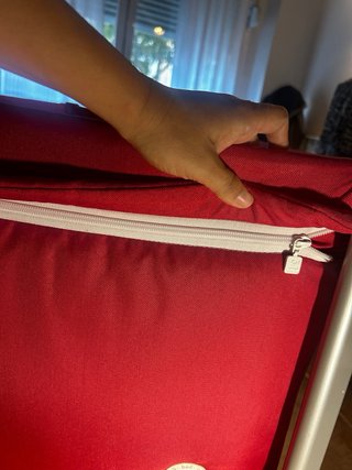 Moisés para bebé rojo