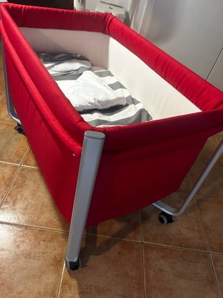 Moisés para bebé rojo