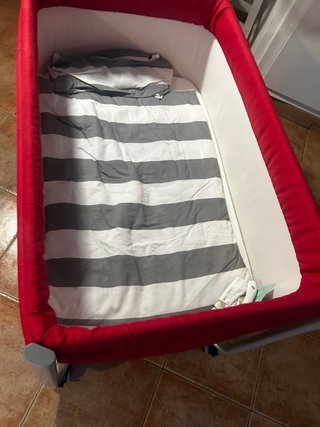 Moisés para bebé rojo