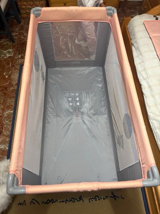 Cuna de viaje con colchón extra