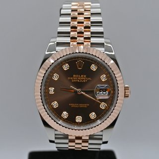 Rolex Datejust 41mm Acero/Oro Rosa BRILLANTES