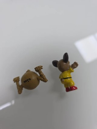 2 Figuras Juguete PVC Pequeñas