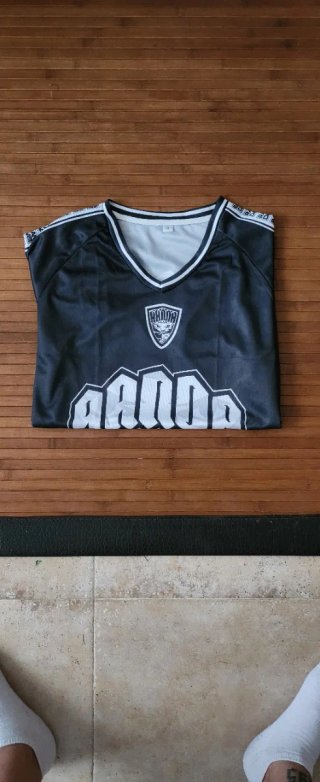 Camiseta Randa Negra Multicolor