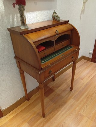 Mueble Bureau Escritorio Madera Nogal