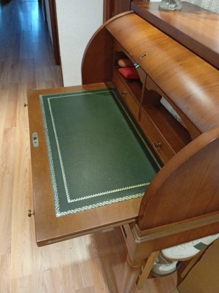 Mueble Bureau Escritorio Madera Nogal
