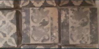 Azulejo Hidráulico Antiguo Decorado