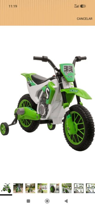 Moto Eléctrica Infantil 12V +3 Años