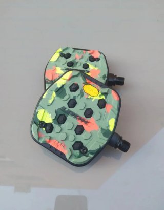 Pedales LOOK Trail Grip Camuflaje.Plataforma.NUEVO