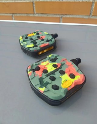 Pedales LOOK Trail Grip Camuflaje.Plataforma.NUEVO
