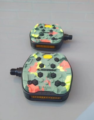 Pedales LOOK Trail Grip Camuflaje.Plataforma.NUEVO