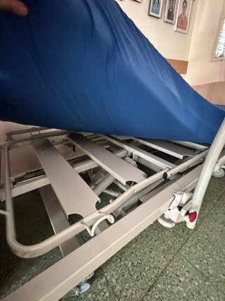 Cama articulada eléctrica con barandillas