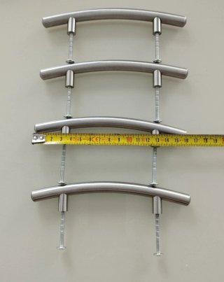 Tiradores curvos para muebles (4 uds)