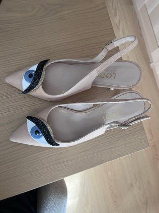 Zapatos de tacón ante sin estrenar. T.37