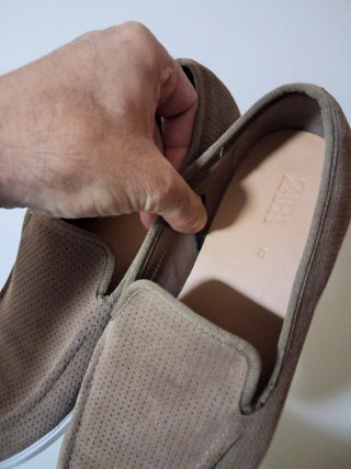 2 Pares zapatos Mocasines Zara Talla 46/47 Nuevos