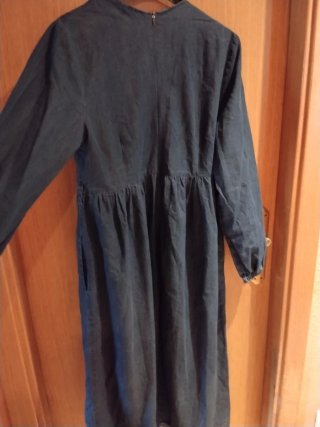 Vestido vaquero largo con adornos