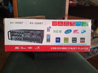 Amplificador AV-999BT / AV-326BT Negro