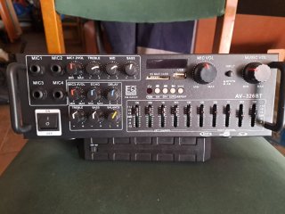 Amplificador AV-999BT / AV-326BT Negro