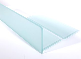 Baldas de cristal esmerilado para baño
