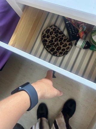 Mesita de noche Ikea Hemnes blanca